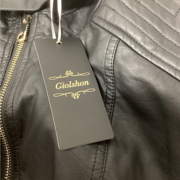 Giolshon Faux Leather Jacket - Picture 3 of 3